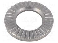 Washer; internally serrated; M4; D=8mm; h=1.2mm; BN 21205 BOSSARD