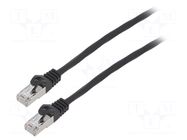 Patch cord; F/UTP; Cat: 6; RJ45 plug,both sides; stranded; CCA; 3m LANBERG