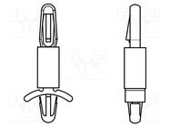 PCB distance; polyamide; L: 15.9mm; UL94V-0 KEYSTONE