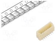 Connector: wire-board; socket; male; SH,SR; 1mm; PIN: 7; SMT; 50V; 1A JST