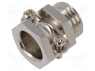 Cable gland; PG7; IP20; brass; metallic; Resistance to: UV rays LAPP