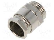 Cable gland; PG9; IP54; brass; metallic; Resistance to: UV rays LAPP