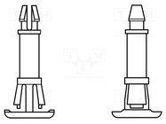 PCB distance; polyamide KEYSTONE