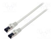 Patch cord; S/FTP; Cat 8.1; stranded; Cu; LSZH; grey; 2m; 26AWG LANBERG