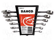 Wrenches set; combination spanner; stainless steel; 6pcs. BAHCO