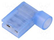 Terminal: flat; crimped; Contacts: brass; tinned; blue; 16AWG÷14AWG MOLEX
