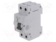 RCBO breaker; Inom: 6A; Ires: 500mA; Poles: 2; 230/400VAC; IP20; KZS ETI POLAM