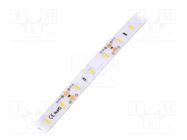 LED tape; white warm; 2835; 12V; LED/m: 60; 10mm; IP64; 120°; 12W/m POS