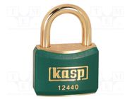 Padlock; shackle; Application: gates,toolboxes,cabinets,sheds KASP