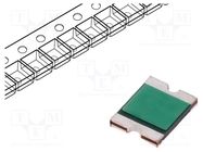 Fuse: PTC polymer; 350mA; Imax: 100A; 0ZCH; 1210 BEL FUSE