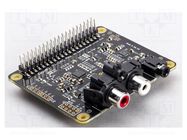 Accessories: expansion board; 58x65mm; Comp: PCM5242; 0÷50°C RASPBERRY PI