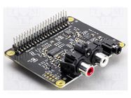 Accessories: expansion board; 58x65mm; Comp: PCM5122; 0÷50°C RASPBERRY PI