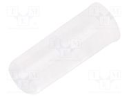 Fiber for LED; round; Ø5.6mm; Front: convex; flexible; silicone BIVAR