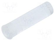 Fiber for LED; round; Ø5.6mm; Front: convex; flexible; silicone BIVAR