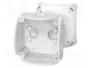 Enclosure: junction box; X: 84mm; Y: 84mm; Z: 55mm; polypropylene PP HENSEL