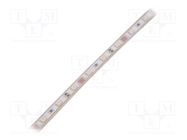 LED tape; RGB; 2835; LED/m: 60; 4mm; white PCB; IP65; 120°; 7.2W/m IPIXEL LED