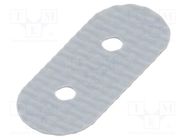 Heat transfer pad: silicone; for quartz; Thk: 0.23mm; 900mW/mK ALUTRONIC