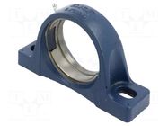 Bearing housing; with plummer block; cast iron; 90mm SKF