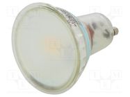 LED lamp; warm white; GU10; 230VAC; 460lm; 5W; 110°; 3000K GTV Poland