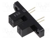 Sensor: photoelectric; through-beam (with slot); PCB; 30V; 3.4mm 