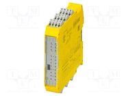 Module: safety relay; 24VDC; IN: 8; for DIN rail mounting; IP20 PHOENIX CONTACT