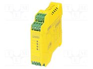 Module: safety relay; 24VDC; IN: 2; for DIN rail mounting; IP20 PHOENIX CONTACT