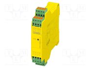 Module: safety relay; 24VDC; IN: 2; for DIN rail mounting; IP20 PHOENIX CONTACT