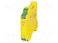 Module: safety relay; 24VDC; IN: 1; for DIN rail mounting; IP20 PHOENIX CONTACT