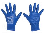 Protective gloves; Size: 9; blue; MaxiDex® ATG