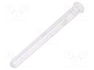 Fiber for LED; round; Ø2.2mm; Front: flat; straight; IP68 MENTOR