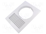 Accessories: ventilation grille; white; Body dim: 250x180x30mm DOSPEL S.A.