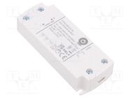 Power supply: switching; LED; 15W; 12VDC; 1.25A; 200÷240VAC; OUT: 1 POS