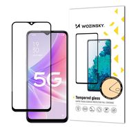 Wozinsky Super Durable Full Glue Tempered Glass Full Screen With Frame Case Friendly Realme Narzo 50 Black, Wozinsky