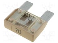 Fuse: fuse; 70A; 32VDC; automotive; 29mm MTA