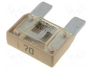 Fuse: fuse; 70A; 32VDC; automotive; 29mm; MAXI MTA