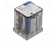 Relay: electromagnetic power; 3PDT; Ucoil: 24VDC; Icoil: 54mA; 445Ω FINDER