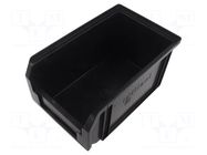 Container: cuvette; ESD; Width: 150mm; Ht: 125mm; black; D: 230mm EUROSTAT GROUP