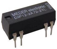 RELAY, REED, DPST-NO, 200V, 0.5A, THT