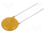 Varistor: zinc-oxide; THT; 30VAC; 38VDC; 47V; 1kA; 12J; 100mW; ±10% JOYIN