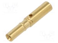 Contact; female; brass; gold-plated; 28AWG÷24AWG; crimped HARWIN