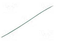 Heat shrink sleeve; glueless; 2: 1; 1.2mm; L: 1m; green; polyolefine TASKER