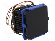 Heatsink: extruded; grilled; BGA; black; L: 47.5mm; W: 47.5mm; HSF Wakefield Thermal