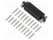 Connector: wire-wire/PCB; plug; female; PIN: 20; Datamate J-Tek; 3A HARWIN