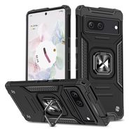 Wozinsky Ring Armor case for Google Pixel 7 armored cover magnetic holder ring black, Wozinsky