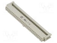 Connector: IDC; plug; female; PIN: 50; for ribbon cable; 1.27mm HARTING