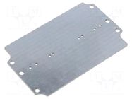 Mounting plate; galvanised steel; EUROMAS BOPLA