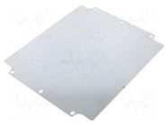 Mounting plate; galvanised steel; EUROMAS BOPLA
