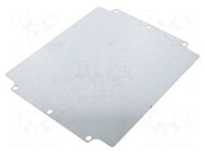 Mounting plate; galvanised steel; EUROMAS BOPLA