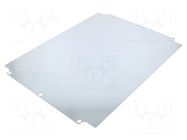 Mounting plate; galvanised steel; EUROMAS BOPLA