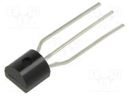 Transistor: NPN; bipolar; 50V; 0.15A; 0.25W; TO92 ONSEMI